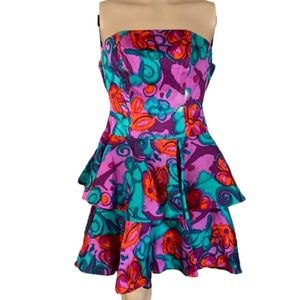 Vintage AJ Bari silk dress